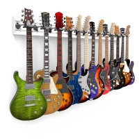 Horizontal Guitar Wall Mount 13 Guitar Hooks Guitar Rack Guitar Hanger Wall Mount Guitar Holder Stand Banjo Hangers Ukulele