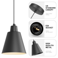 Aoceley Industrial Semi Flush Mount Ceiling Light, Matte Black Ceiling Light Fixture With Clear Glass For Hallway Entryway Dining Room Bedroom Living Room (Bulb Excluded)