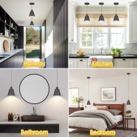 Aoceley Industrial Semi Flush Mount Ceiling Light, Matte Black Ceiling Light Fixture With Clear Glass For Hallway Entryway Dining Room Bedroom Living Room (Bulb Excluded)