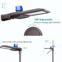 150W Parking Lot Lights (Eqv. 600W Hps) 5000K Led Parking Lot Lights Dusk To Dawn, Etl Led Pole Light, Ip65 Waterproof, Slipfitter Mount Energy Saving Upto 1100Kw*4/Y(5Hrs/Day) -4Pack