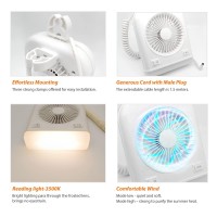 Dream Lighting 12Volt Rv Camper Fan And Led Reading Light For Rv Pop Up Camping Interior Soft White Lighting With Onoff Switch