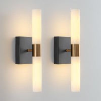 Wall Sconces Set Of Two Brushed Nickel Wall Lamp Sconces Wall Lighting With White Glass Shade Wall Lights Wall Light Sconces Wall Decor Set Of 2 For Living Room Wall Scones, Wall Lights Set Of 2