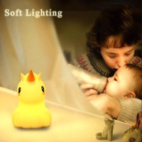 Night Light For Kids Cute Unicorn Light 9 Color Changing Kids Night Light Lamp Rechargeable Silicone Baby Night Lightkawaii R