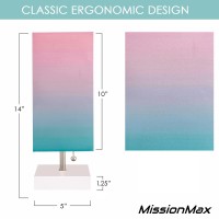 Missionmax Modern Cotton Candy Small Table Lamp W Usb Quick Charging Port, Great For Led Bedside, Desk, Bedroom, And Nightstand Lamps Or Other Table Lights