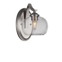 Zilo Wall Sconce Shown In Graphite Finish With 7