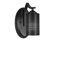 Zilo Wall Sconce Shown In Matte Black Finish With 4