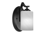 Zilo Wall Sconce Shown In Matte Black Finish With 4