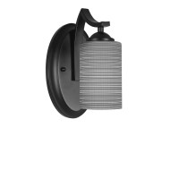 Zilo Wall Sconce Shown In Matte Black Finish With 4