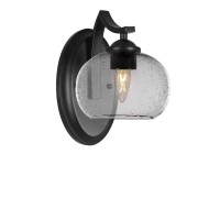 Zilo Wall Sconce Shown In Matte Black Finish With 7