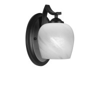 Zilo Wall Sconce Shown In Matte Black Finish With 6