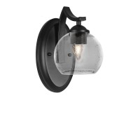 Zilo Wall Sconce Shown In Matte Black Finish With 5.75