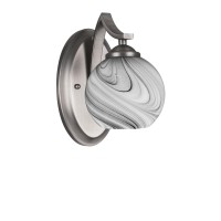 Zilo Wall Sconce Shown In Graphite Finish With 5.75