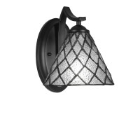 Zilo Wall Sconce Shown In Matte Black Finish With 7