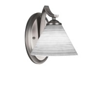 Zilo Wall Sconce Shown In Graphite Finish With 7