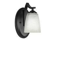 Zilo Wall Sconce Shown In Matte Black Finish With 4.5