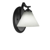 Zilo Wall Sconce Shown In Matte Black Finish With 7