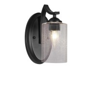 Zilo Wall Sconce Shown In Matte Black Finish With 4