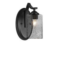 Zilo Wall Sconce Shown In Matte Black Finish With 4