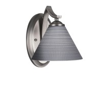 Zilo Wall Sconce Shown In Graphite Finish With 7