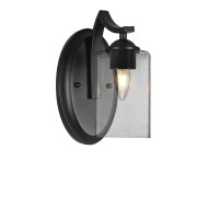 Zilo Wall Sconce Shown In Matte Black Finish With 4