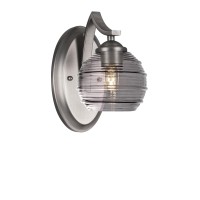 Zilo Wall Sconce Shown In Graphite Finish With 6