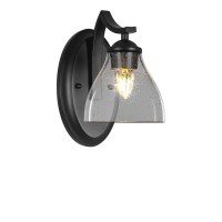 Zilo Wall Sconce Shown In Matte Black Finish With 6.25