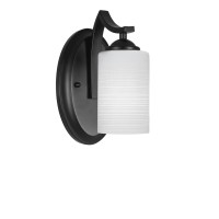 Zilo Wall Sconce Shown In Matte Black Finish With 4