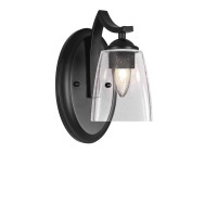 Zilo Wall Sconce Shown In Matte Black Finish With 4.5