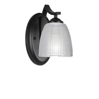 Zilo Wall Sconce Shown In Matte Black Finish With 5