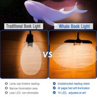 Vekkia Rechargeable 14 Led Amber Book Light For Reading In Bed, 180