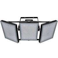 Led Flood Light Outdoor, Stasun 600W 54000Lm Outdoor Area Lighting, Ip66 Waterproof Exterior Floodlight Commercial Security Light, 6000K Daylight White, 3 Adjustable Heads For Yard, Street,Parking Lot