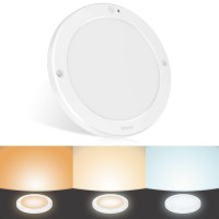 Youtob Motion Sensor Led Ceiling Light 18W Flush Mount Round Lighting Fixture For Indoor Stairs Closet Rooms Porches Basemen