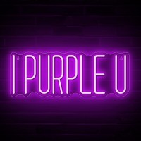 Lumoonosity Bts I Purple You Neon Sign - K-Pop Bts Army Led Sign For Bedroom, Wall, Room Decor - Usb Powered Bts Merchandise Korean Neon Light With On/Off Switch - 15.7 X 5.9-Inch Large Size