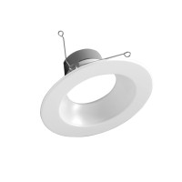 Nicor Lighting Dlr566091203Kwh Dlr56V6 56Inch White 900 Lumen 3000K Recessed Led Downlight