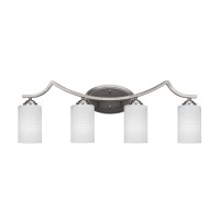 Zilo 4 Light Bath Bar Shown In Graphite Finish With 4