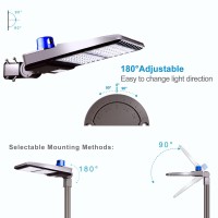 200W Parking Lot Lighting 28000Lm (Eqv 800W Hm/Hps) 5000K Led Street Lighting With Photocell, Etl Listed Led Pole Light, Ip65 Waterproof Slipfitter Mount Energy Saving Upto 1460Kw*3/Y(5Hrs/Day)-3Pack