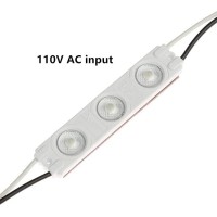 Ac 110V Led Module Warm White 3000K 1.5W Decorative Light For Letter Sign Advertising Signs With Tape Adhesive Backside (100Pcs Pack)