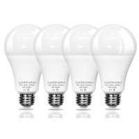 Ladiwanka 150 Watt Led Bulb, 2500Lm Bright Led Light Bulbs, 23W Warm White 2700K, A21 Led Light Bulb, E26 Standard Base Non-Dimmable,4 Pack