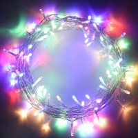 Liopeed Christmas String Lights, 120 Led Battery Operated String Lights, 42Ft Ip65 Waterproof Outdoor Fairy Light With Timer 8 Modes For Bedroom,Garden,Party, Indoor Outdoor Decorations, Multicolor