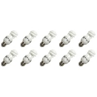 (Case Of 10) Ge 42171 T3 Spiral Cfl, Self-Ballasted, Medium Screw (E26) Base, 40 Watt Equivalent, Cool White, 9 Watts, 520 Lumens Compact Fluorescent Light Bulb