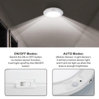 Lineway Motion Sensor Ceiling Light Battery Operated Indoor 210Lm Ceiling Light Battery Powered Led Closet Light Motion Sensor L