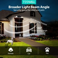 Battery-Operated Motion Sensor Outdoor Lights-Battery Powered Led Flood Lights With Detector-Wireless Waterproof Security Spotlight Activated Outside House Garage Porch Shed Yard Exterior Indoor Light