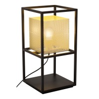 Yves Table Lamp Gold And Black