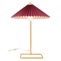 Charo Table Lamp Red And Gold