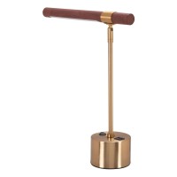 Kippy Table Lamp Brown And Brass