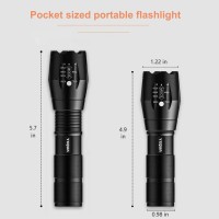 Yxqua Usb Rechargeable Flashlights 8381 High Lumens Lights 3 Modes Zoomable Waterproof Super Bright Flash Light For Camping