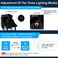 Hihuos Porch Lights With Gfci Outlet, Dusk To Dawn Motion Sensor Outdoor Lights, 3 Lighting Modes Front Door Lights, Waterproof Exterior Light Fixture, Outside Wall Sconce For House Patio Garage