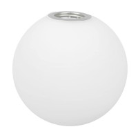 Kallory White Glass Globe Lamp Shade Replacement Glass Globe Shade Acrylic Lamp Post Globe Round Ball Lamp Cover For Pendant Wall Lamp, G9 15Cm