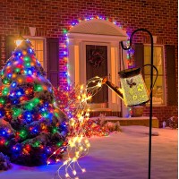 Tedof 2023 Solar Christmas Decorations Outdoor,Solar Watering Can Lights Hummingbird Lanterns,Fairy Led String Lights Christmas Tree Decor, Yard Pathway Birthday Party Wedding Gift