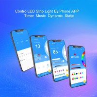 Btf-Lighting Ws2812B Ws2811 Ws2813 Ws2815 1903 Sp602E Bluetooth Controller With 4 Signal Outputs For Led Module Pixel Strip String Light Andriod Ios App/Rf Remote/Trigger Control